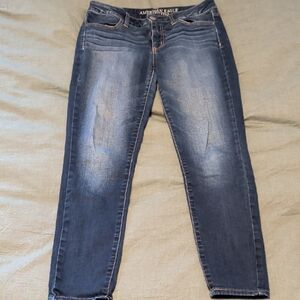 American Eagle Outfitters Women's Deep Indigo Skinny Jeans